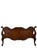 French Antique French Louis XV Style Flame Mahogany Twin Bed Frame With Gilt Carved Accents For Sale - Image 3 of 8