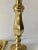 Gothic Style Monolithic Brass Candle Sticks (2) Pair For Sale - Image 4 of 7