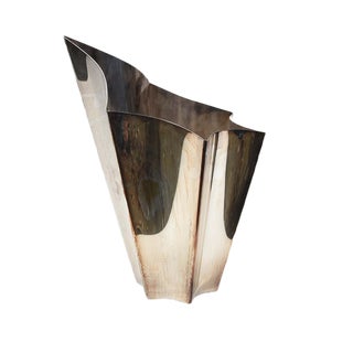 Silver Plated Vase by Lino Sabattini, 1960s For Sale