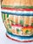 Brown Vintage Folk Art Chinese Wedding Basket, Hand Painted For Sale - Image 8 of 12