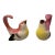Vintage 1950s Japan Pink and Yellow Songbird Salt and Pepper Shakers, a Pair For Sale