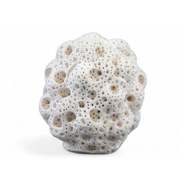 Alexander Ney, White Terracotta Modernist Abstract Sculpture Head Russian Artist Alexander Ney For Sale In Miami - Image 6 of 10