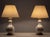 Large Hand Painted Chinoiserie Table Lamps, France, 1950s, Set of 2 For Sale - Image 10 of 11