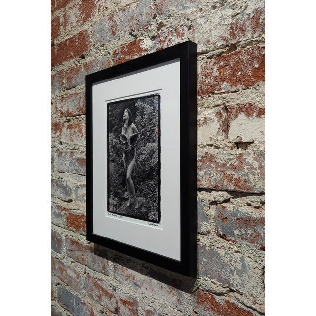 Blue "Bjork Nude in Woodstock" Photograph Signed by Laura Levine, 1991 For Sale - Image 8 of 10