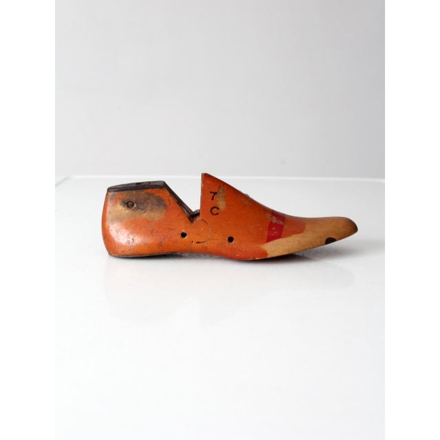 Brown Antique Wooden Shoemaker's Shoe Last For Sale - Image 8 of 15