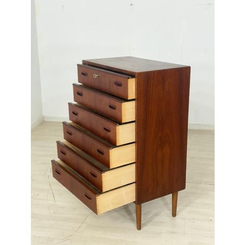 Vintage Danish Teak Chest of Drawers For Sale - Image 3 of 10