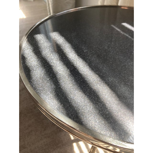 Global Views Silver Twig Side Table With Black Granite Top For Sale - Image 10 of 18