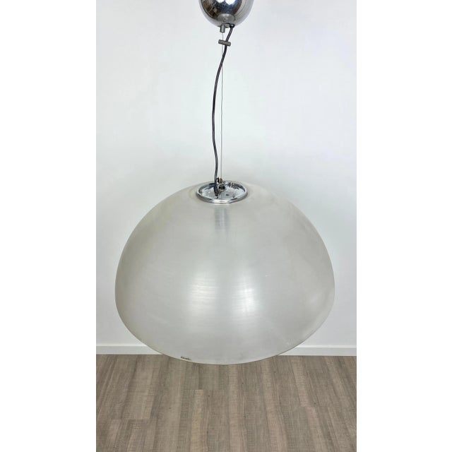 Big Italian Pendant Lamp by Guzzini, 1970s For Sale - Image 8 of 10