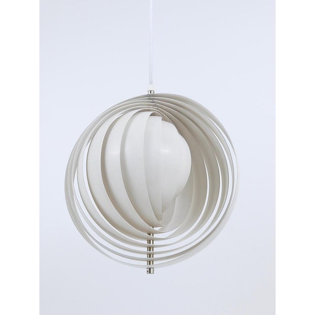 White Moon Lamp by Verner Panton for Louis Poulsen, 1960s For Sale - Image 10 of 17