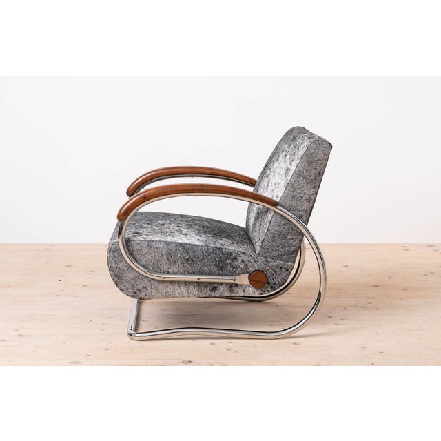 Model H221 Armchair by Jindřich Halabala for Up Závody, 1930s For Sale - Image 4 of 14