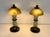 Murano Glass Table Lamps in Smoked Grey and Black Glass and Brass, 2000s, Set of 2 For Sale - Image 3 of 16