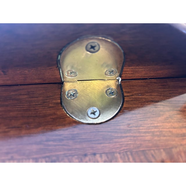 Vintage Lane Butler Tray Table in Walnut With Folding Hinged Sides For Sale - Image 10 of 12