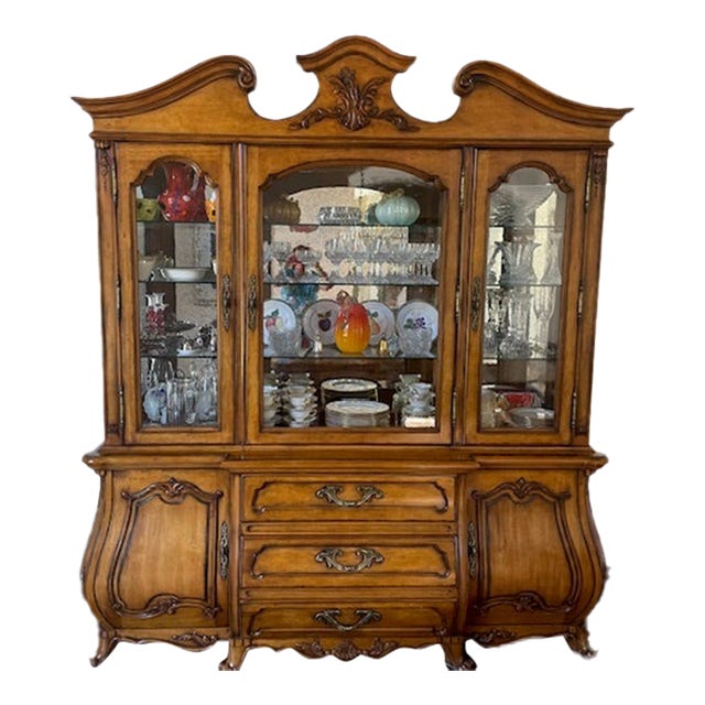Vintage Century Furniture China Cabinet For Sale