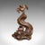 This is an antique mythical dolphin doorstop. An English, bronze door keeper, dating to the Regency period, circa 1820....