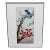 Mid 20th Century Original Framed Botanic and Avian Signed Chinese Watercolor For Sale