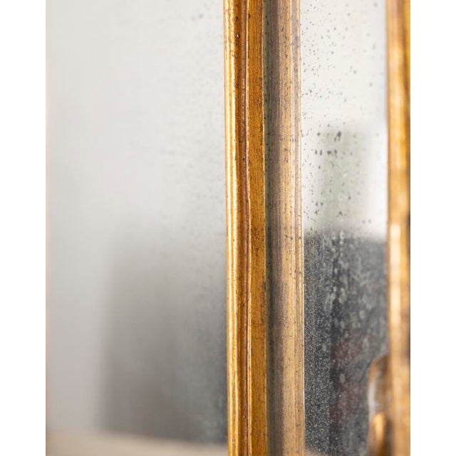 Antique Console Table with Mirror in Decorated Wood, 1890s For Sale - Image 16 of 18