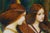 Textile Late 20th Century Angels Detail From Saint Cecilia Oil Painting After John William Waterhouse 36" For Sale - Image 7 of 10