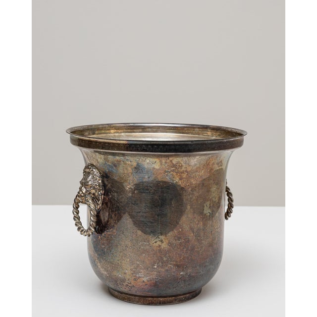20th Century French Silver Plated Champagne Bucket For Sale - Image 16 of 18
