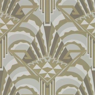Zoffany Conway Wallpaper in Pearl - a Sample For Sale