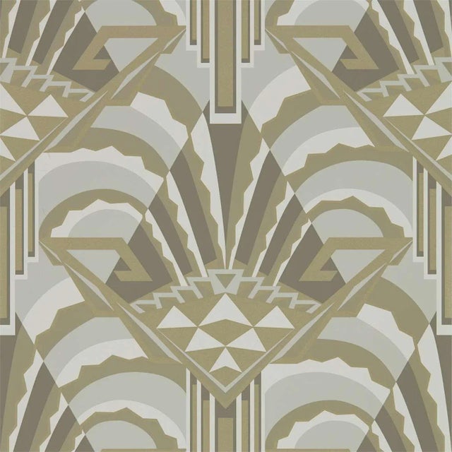 Zoffany Conway Wallpaper in Pearl - a Sample For Sale