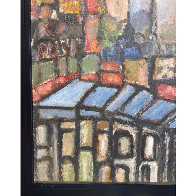 Paint 1960s Coit Tower San Francisco Painting by Frank Koci For Sale - Image 7 of 9