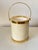 Elegant vintage ice bucket from the Lidian brand, made in Italy. Its subtly iridescent pearl coating and refined design...