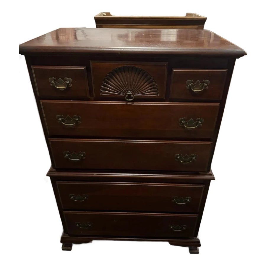 1960s 7 Drawer Dresser Mid Century Kling Furniture Cherry