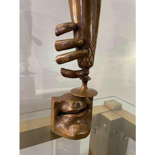 Bronze Sculpture by Novello Finotti, 1980s For Sale - Image 4 of 15