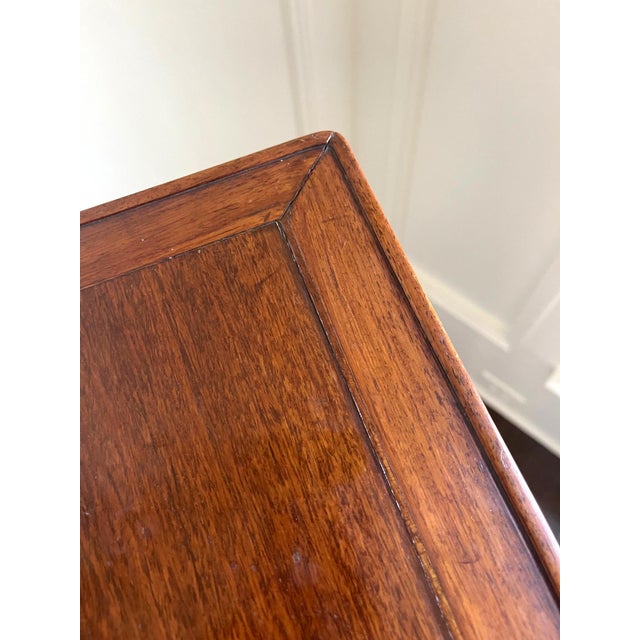 Pair of Antique Chinese Wood Stands Pedestal Tables For Sale - Image 9 of 17