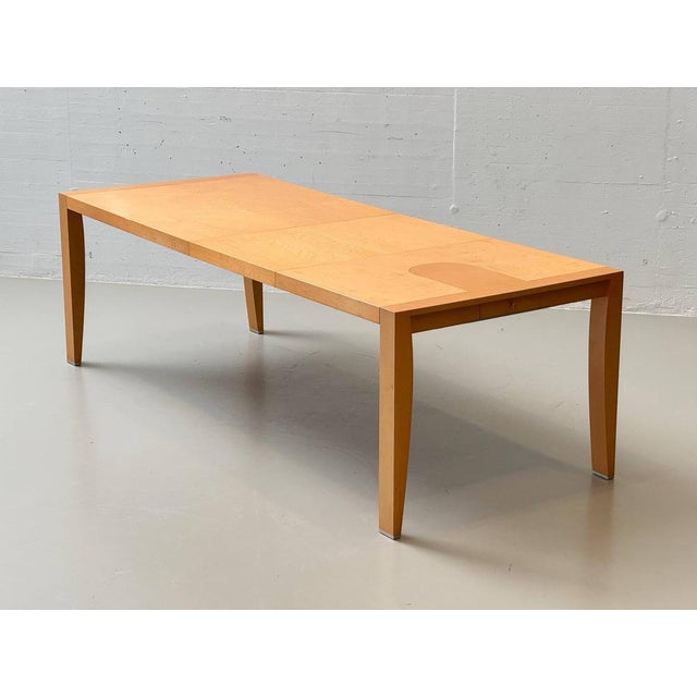Extendable Dining Table by Chi Wing Lo for Giorgetti, Italy, 1990s For Sale - Image 18 of 18