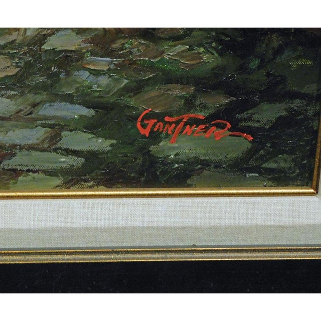 Paul Guy Gantner "Morning Walk in Antibes" Original Painting With Custom Frame For Sale - Image 9 of 15