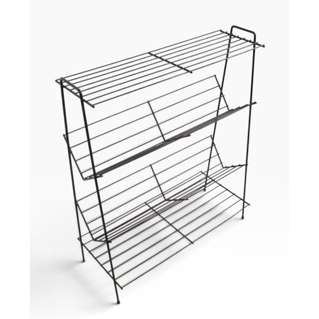 Mid Century Wire Rod Bookshelf Stand C. 1950's For Sale In New York - Image 6 of 13