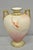 Antique Nippon Hand Painted Porcelain Small Pink Floral Vase W Gold Twin Handles For Sale - Image 9 of 12