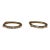 Diamond Baguette Huggie Earrings 14kt Yellow Gold 0.12ctw Gh Si 12.9mm New, Pair For Sale