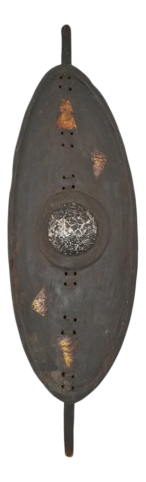 Vintage Elongated Wood Shield