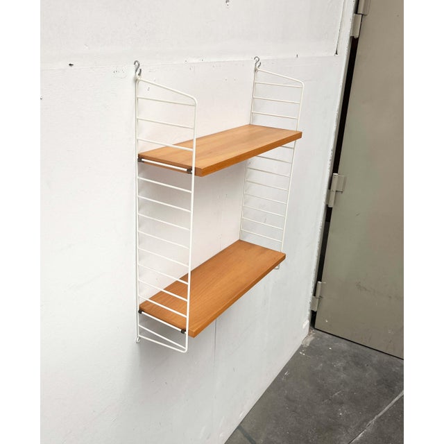 Mid-Century Modern White String Shelf from String Design Ab, Sweden, 1960s For Sale - Image 6 of 18