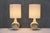 Drip Glazed Ceramic Table Lamps by Einar Johansen for Søholm, Denmark, 1960s, Set of 2 For Sale - Image 6 of 12