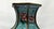 9" 1920s Chinese Republic Canton Enamel Hexagonal Vase, Turquoise Meiren & Peacock Scenic Centerpiece, Chinoiserie Mantel Decor For Sale - Image 10 of 15