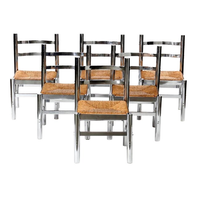 Set of Six Silla Mexico by Diego Matthai For Sale