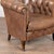 Pair of 20th Century Vintage Brown Leather Danish Club Chairs For Sale - Image 4 of 14