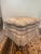 Traditional 1990s Tufted Ottoman With Skirt - Robert Allen Upholstery For Sale - Image 3 of 13