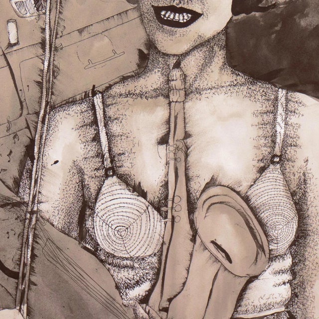 'Preparing for a Recital' by Patricia Torres, 1987, Woman Artist, Michoacán, Mexico City, San Francisco For Sale - Image 9 of 10