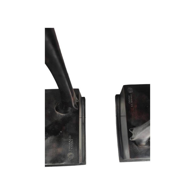 Chiurazzi, Pompeian Deer from Herculaneum, 1930, Bronzes, Set of 2 For Sale - Image 9 of 14