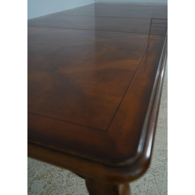 Drexel Heritage French Provincial Parquetry Inlaid Dining Table For Sale - Image 16 of 18