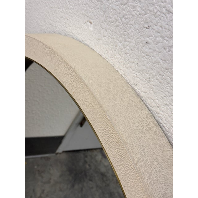 Restoration Hardware Shagreen Mirror For Sale - Image 10 of 12