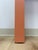 Vintage Salmon Laminate Narrow Console Sofa Table Postmodern Retro Slim For Sale - Image 11 of 12