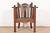 A gorgeous antique Mission or Arts & Crafts period cube club chair or armchair In the manner of Stickley Brothers USA,...