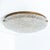 Glass and Brass Flush Mount or Wall Light attributed to Hillebrand Leuchten, 1970s For Sale - Image 3 of 15