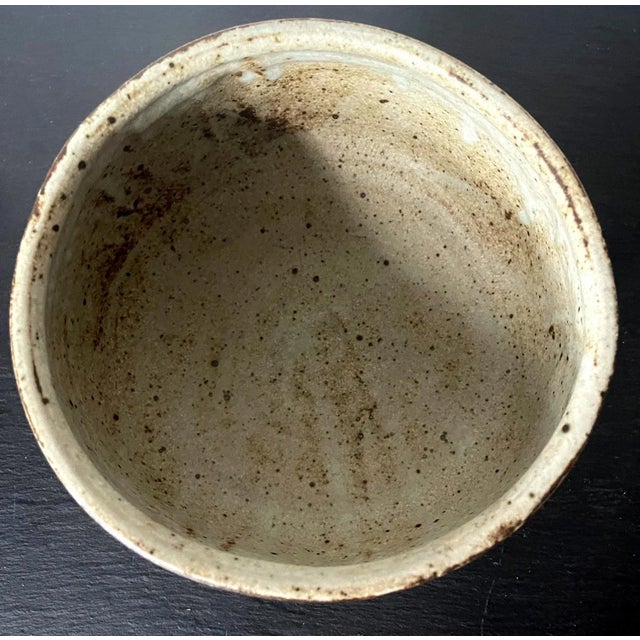 Large Ceramic Bowl with Carving by Warren Mackenzie For Sale - Image 10 of 13