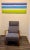 Danish Modern Dux Duxello Lounge Chair and Ottoman - Folke Ohlsson Chair - 36 " tall 27 1/4" wide 36" deep 22" wide seat...
